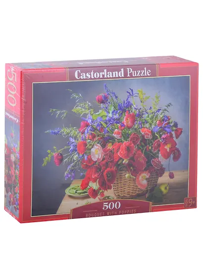 Пазл Букет с маками, 500 деталей Castor Land - фото 1