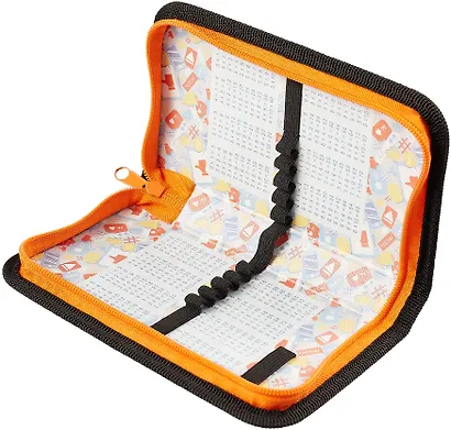 Пенал 1отд. "Робо" 19*11,5см, молния, глянц. ламин., таблица умножения, инд.уп. - фото 4