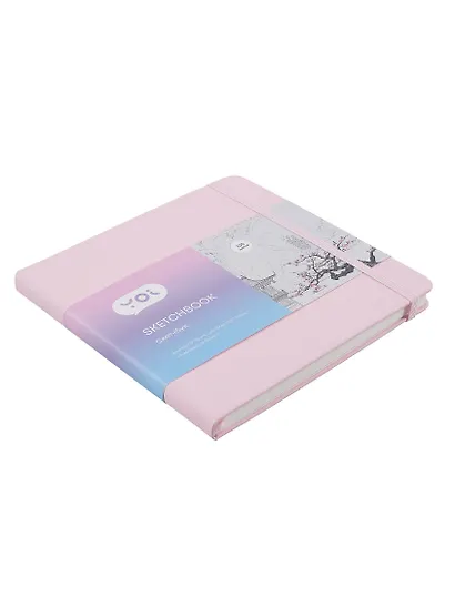 Скетчбук Yoi, розовый 100 листов - фото 10