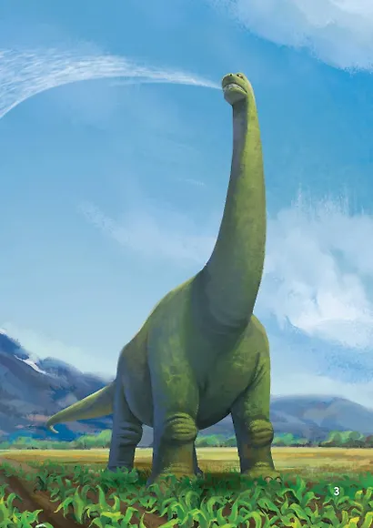 Хороший динозавр. Дорога домой. Книга для чтения с цветными картинками - фото 6