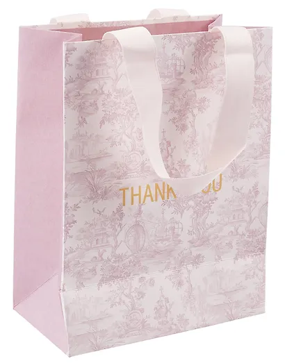 Пакет А5 18*23*10 "THANK YOU" жен., тиснение фольгой, бум.мат.ламинат - фото 3