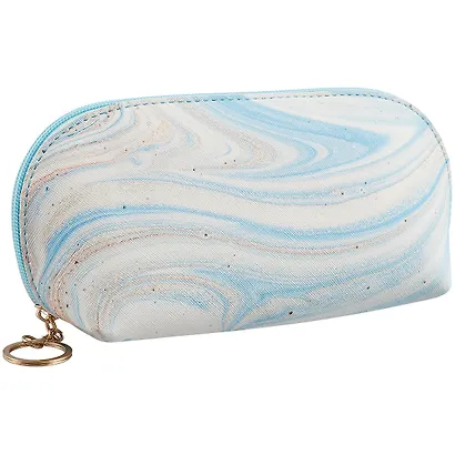 Косметичка Мрамор с золотом (PU) (11х23) (12-07248-6069-210503) - фото 1