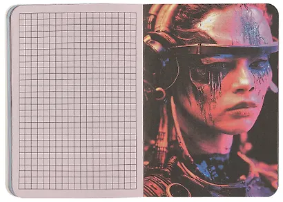 Записная книжка 120*170 32л кл. "CYBERNOTES" карт.обл., мат.ламинация, выб.УФлак, ассорти - фото 7