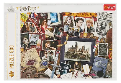 Пазл Harry Potter Воспоминания о Хогвартсе (Hogwart Memories), 500 деталей. 48 x 34 см. - фото 3