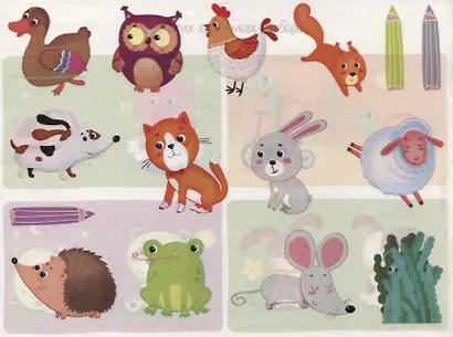 IQ задачки с многоразовыми наклейками. Мамины малыши - фото 4