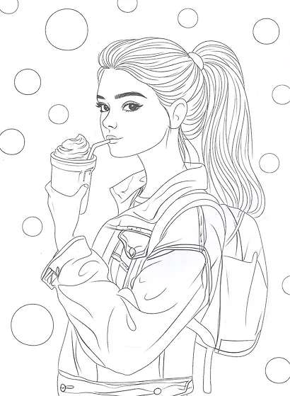 Любимые сладости. Раскраска - фото 3