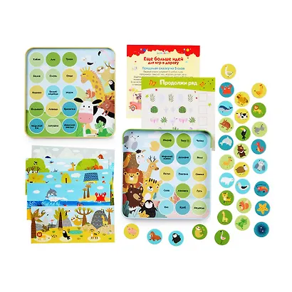 Магнитная игра "Лото Животные" - фото 4