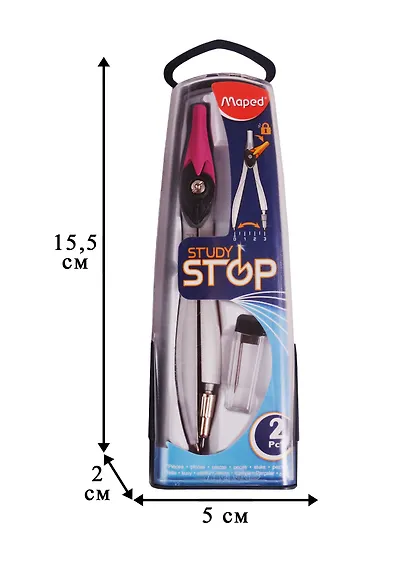 Циркуль школьный "Study Stop" 120мм - фото 4