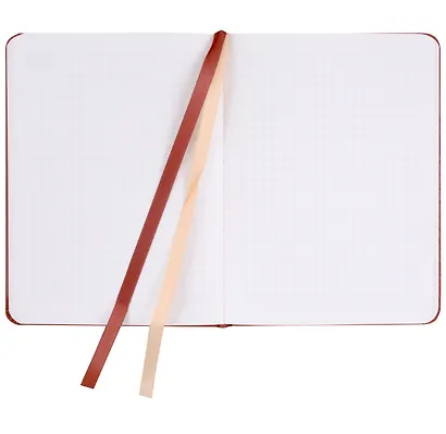 Записная книжка А6 80л кл. "GALLERY. Каштановый" иск.кожа с поролоном, термотиснение, ляссе, скругл.углы, инд.уп. - фото 3