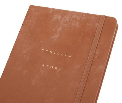 Книга для записей "Suede" А5, 80 листов в линейку, бежевый, Schiller - фото 4