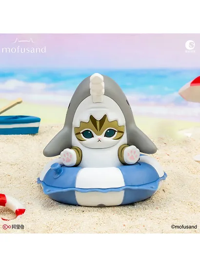 Коллекционная фигурка Mofusand Swimming Ring Series 1 штука blind box MF-250620 - фото 7