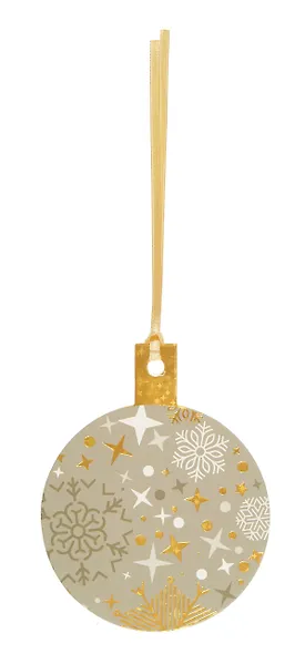 Бирки для украшения подарков "Новогодний шар", 4шт - фото 1