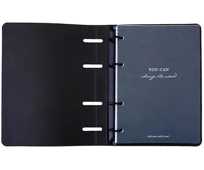 Тетрадь на кольцах в клетку Be Smart, Believe, 120 листов - фото 2