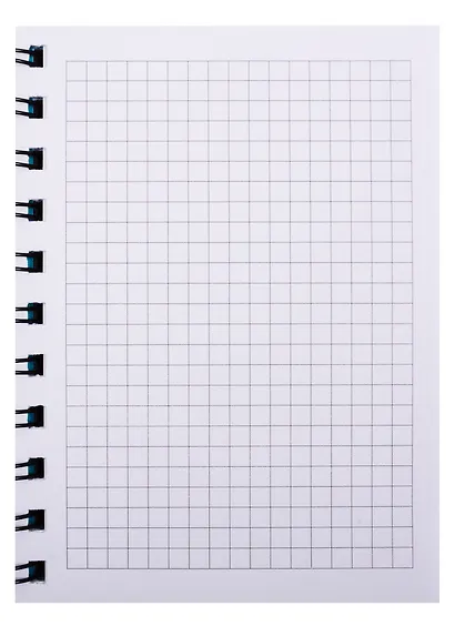 Записная книжка А6 120л кл. "Голубая" пласт.обл., вырубка, 3цв.пласт.разделителя, спираль, инд.уп. - фото 3