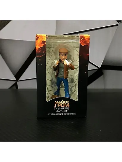 Фигурка коллекционная по мотивам фильма «Майор Гром» Майор Гром (пластик) (13х8) (коробка) - фото 4