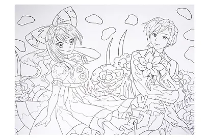 Аниме. Моя супербольшая раскраска - фото 2