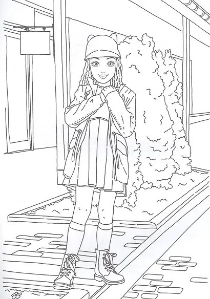 Катя. Мастерская красоты. Раскраска - фото 2