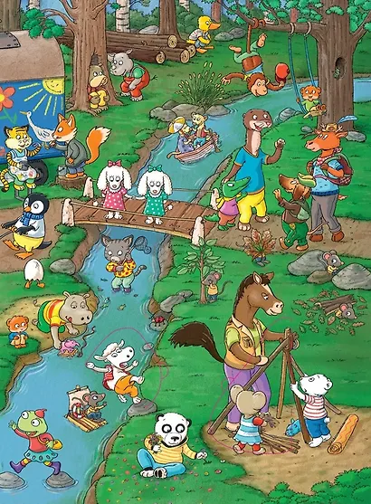 Добро пожаловать в детский сад! Виммельбух с окошками - фото 3