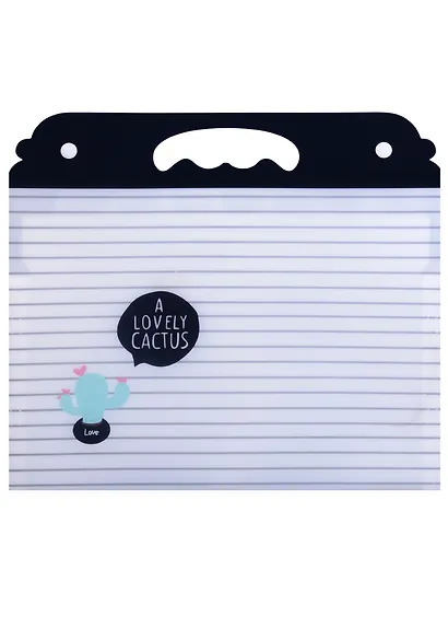 Папка-портфель А4 8 отделений "A Lovely Cactus" - фото 1