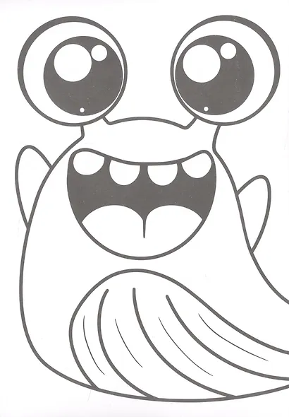 РАСКРАСКА А5 эконом. МИЛЫЕ МОНСТРИКИ - фото 4