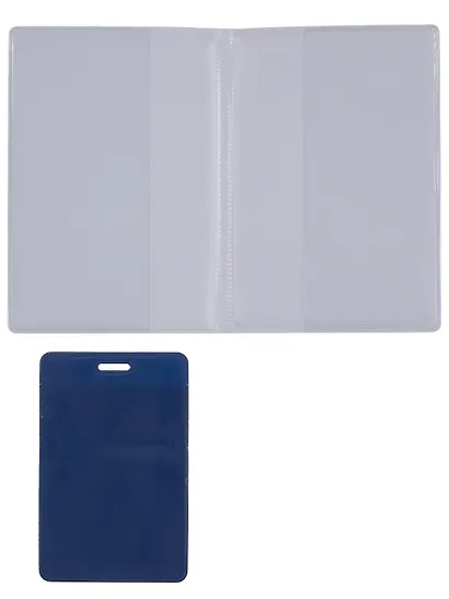 Набор Обложка для паспорта Кацусика Хокусай Большая волна (ПВХ бокс) (12-999-27-551)+Чехол для карточек вертикальный Кацусика Хокусай Большая волна (12-999-27-541) - фото 4