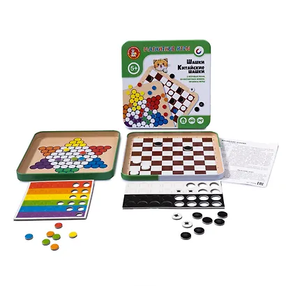Игра магнитная «Шашки. Китайские шашки» - фото 3