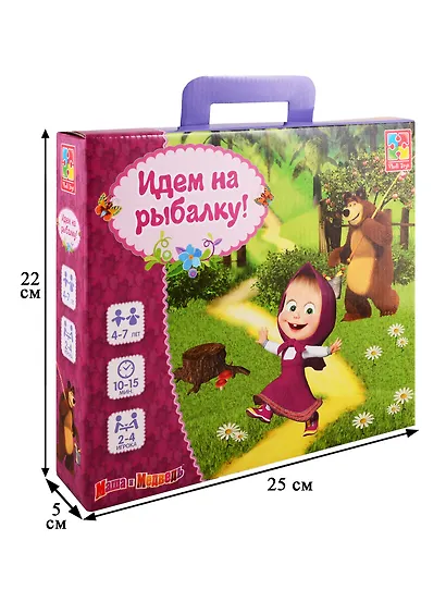 Настольная игра Маша и Медведь Идем на рыбалку! - фото 2