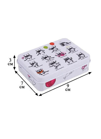 Шкатулка Cats life (9х7х3) (металл) - фото 3