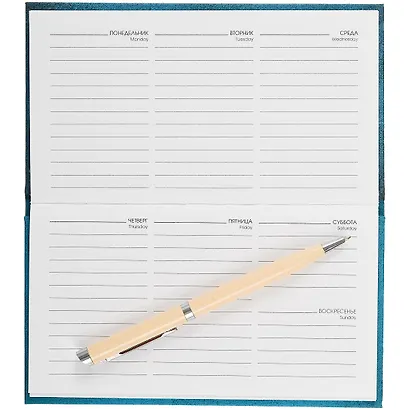 Планинг недат. 64л "New way" настольный, 7БЦ, мат.лам, покрытие Soft Touch, офсет - фото 3