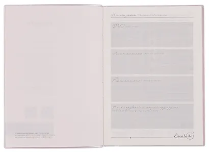 Ежедневник недат. А6+ 126x174 мм 120л "Бьянчини" желтый, кожзам, мягк.переплет, тисн. фольгой, офсет, справ.мат-лы, ляссе, инд.уп - фото 3