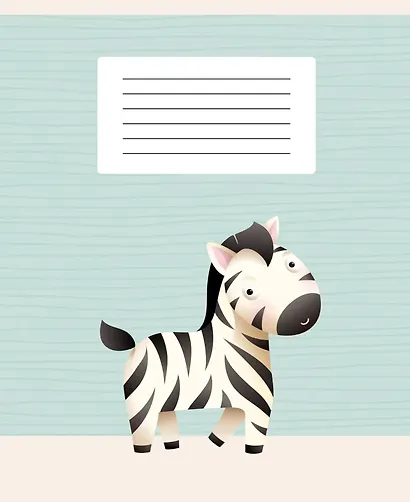 Тетрадь в линейку Listoff, "Зверушки (Универсальная плашка)", 12 листов, в ассортименте - фото 3