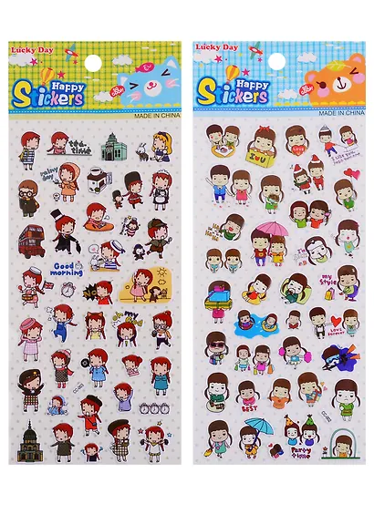 Наклейки зефирные Детки микс CC-002-003 - фото 2