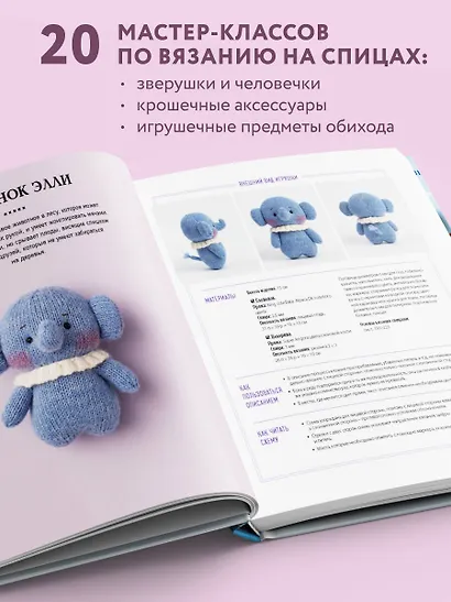 Приключения в стране вязания на спицах. 20 милых игрушек из Кореи - фото 5