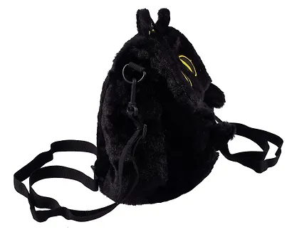 Рюкзачок-игрушка плюшевый Котик черный (17х14) (12-00830-202406-2) Bookvalno - фото 3