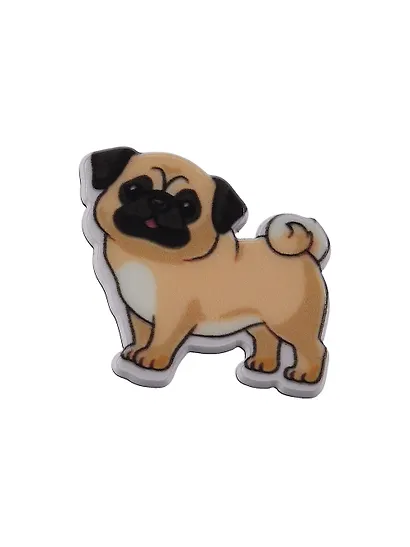 Значок Мопс (акрил) - фото 2