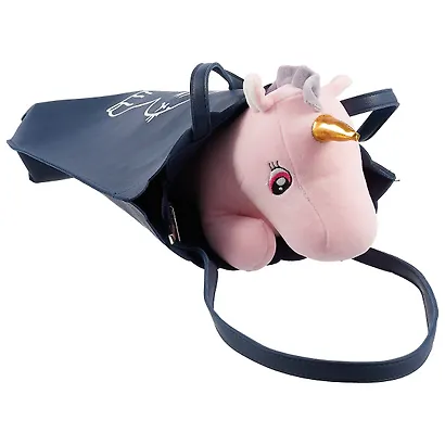 Сумка на молнии с волнистым краем Котёнок(кожзам)(35х30) - фото 2