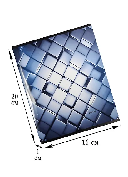 Тетрадь в клетку Unnika, "Металлический блеск (орнаменты)", 96 листов, в ассортименте - фото 1