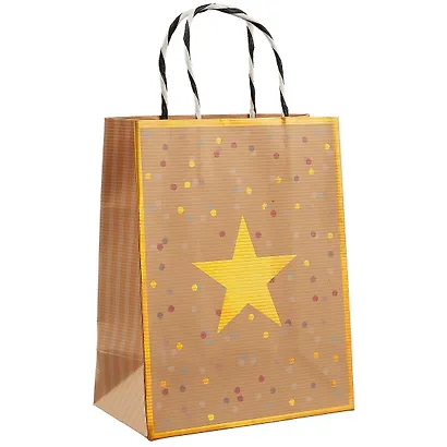 Пакет А5 23*18*10 "Asterisk" нейтр., бум.мат.ламинат - фото 1