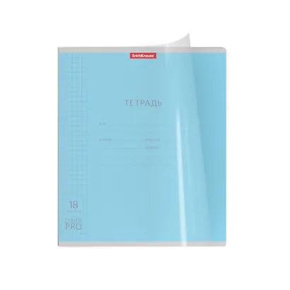 Тетрадь в клетку Erich Krause, CoverPrо, А5, 18 листов, в ассортименте - фото 5