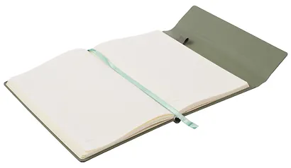 Книга для записей А5, 100 листов в клетку, на магните, зеленая, Schiller - фото 7