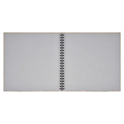 Скетчбук 195*195 48л "ЗАБАВНЫЕ ЖИВОТНЫЕ" тв.переплёт, гребень, бел.офсет, крафт-бумага, серый офсет - фото 3