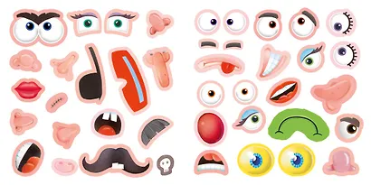 Рожицы (с наклейками) - фото 4