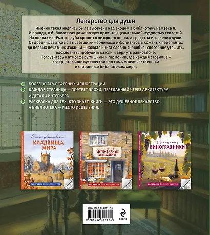 Самые атмосферные библиотеки мира. Раскраски для интровертов - фото 2
