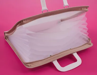 Портфель А4, 6 отделений, пластик, в ассортименте - фото 8