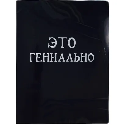 Папка 20ф А4 "Это гениально" - фото 1
