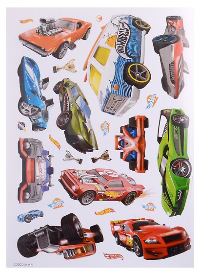Развивающая книжка с многоразовыми наклейками № МН 2204 "Hot Wheels" - фото 3