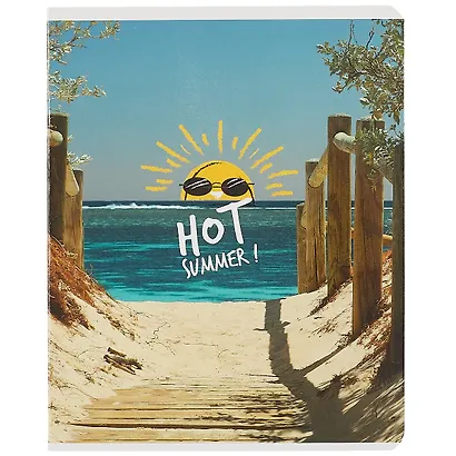 Тетрадь общая «Hot summer» в ассортименте, 48 листов в линейку, А5 - Academy Style - фото 1