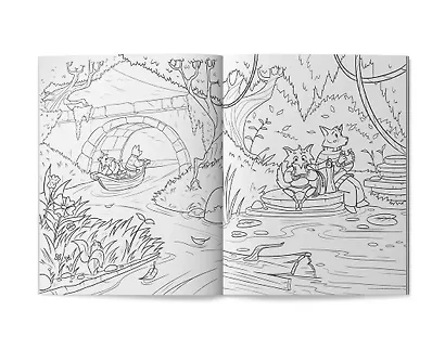 В поисках приключений: сокровища леса: книжка-раскраска - фото 3