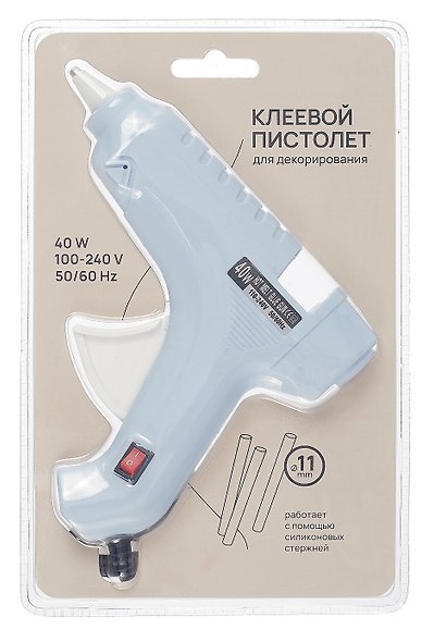 Клеевой пистолет для декорирования 40W, для стержней 11мм - фото 8