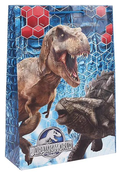 Пакет подарочный Росмэн Тираннозавр Рекс 350*250*90мм - фото 1